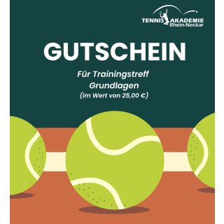 Trainingstreff Grundlagen Gutschein