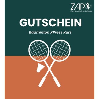 Badminton Xpress Kurse für Einsteiger ab Januar Gutschein